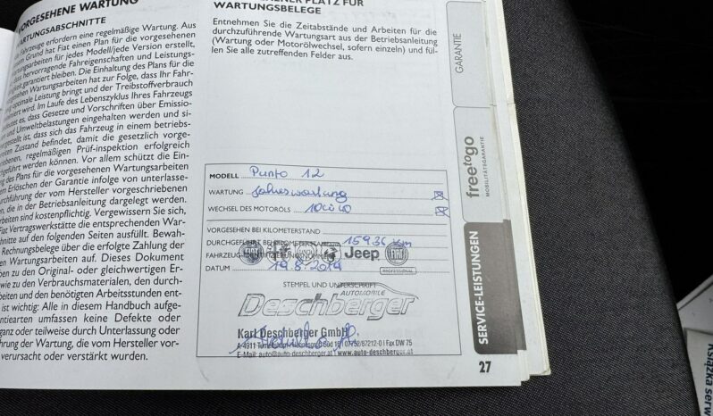 Fiat Punto Klimatyzacja, Elektryczne szyby, Elektryczne lusterka, CITY full