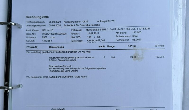 Mercedes CLS 350 ZAMIANA, Wentylowane fotele, Roleta, BiXenon, Pneumat, Navi, Bluetooth full