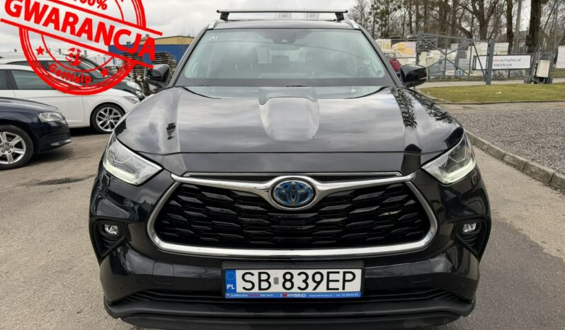 Toyota Highlander Hybryda, 4×4, Podgrz + wentyl. fotele, Hak, 7 osobowy, Klimatronic 3x full