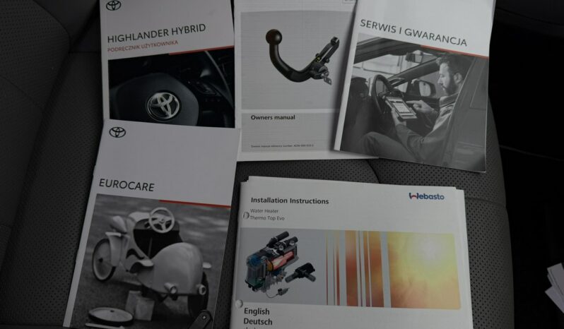 Toyota Highlander Hybryda, 4×4, Podgrz + wentyl. fotele, Hak, 7 osobowy, Klimatronic 3x full