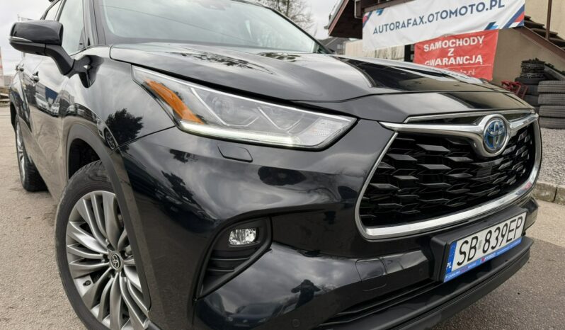 Toyota Highlander Hybryda, 4×4, Podgrz + wentyl. fotele, Hak, 7 osobowy, Klimatronic 3x full