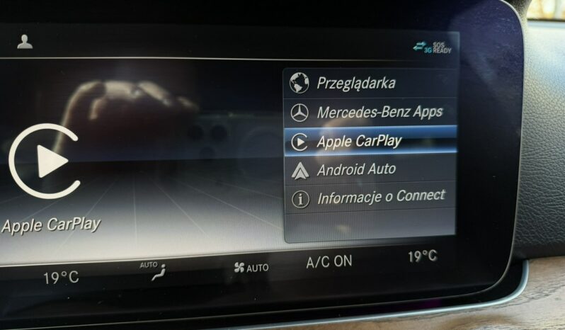 Mercedes E 220 Klimatronic 2-stref, Hak, Skóra, Podgrz. fotele, CarPlay/AndroidAuto full