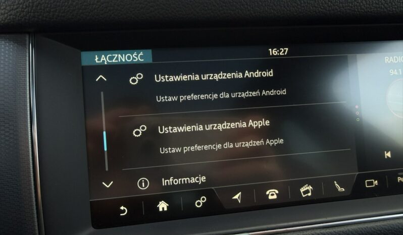 Jaguar XF Klimatronic 2-stref, Podgrz. fotele + kierownica, CarPlay/AndroidAuto full