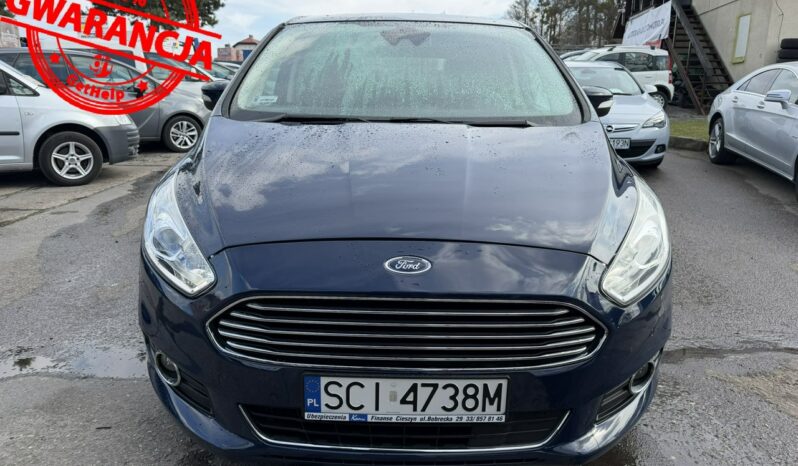 Ford S-Max Klimatronic 2-stref, Podgrz. fotele, Hak, Ele szyby 4x, Ele lusterka full