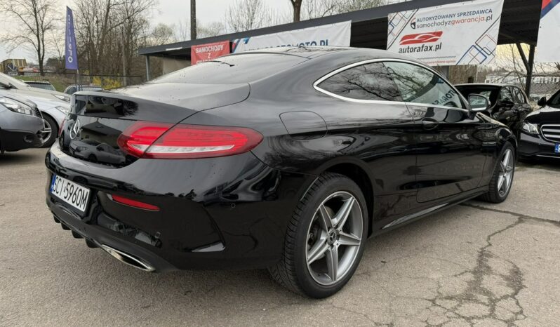 Mercedes C 200 Coupe, Klimatronic 2-stref, Alcantara, Burmester, Podgrz. fotele full