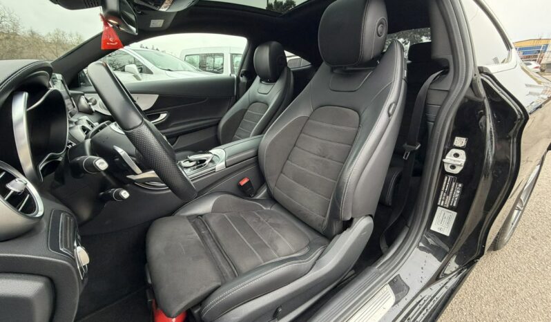 Mercedes C 200 Coupe, Klimatronic 2-stref, Alcantara, Burmester, Podgrz. fotele full