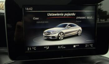 Mercedes C 200 Coupe, Klimatronic 2-stref, Alcantara, Burmester, Podgrz. fotele full