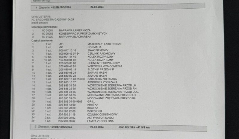 Mercedes C 200 Coupe, Klimatronic 2-stref, Alcantara, Burmester, Podgrz. fotele full