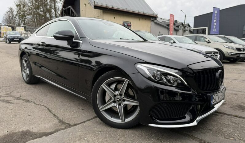Mercedes C 200 Coupe, Klimatronic 2-stref, Alcantara, Burmester, Podgrz. fotele full