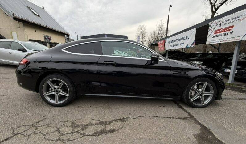 Mercedes C 200 Coupe, Klimatronic 2-stref, Alcantara, Burmester, Podgrz. fotele full