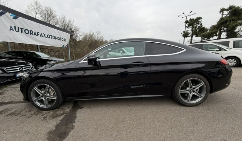 Mercedes C 200 Coupe, Klimatronic 2-stref, Alcantara, Burmester, Podgrz. fotele full
