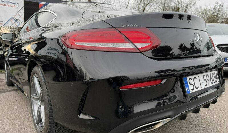 Mercedes C 200 Coupe, Klimatronic 2-stref, Alcantara, Burmester, Podgrz. fotele full