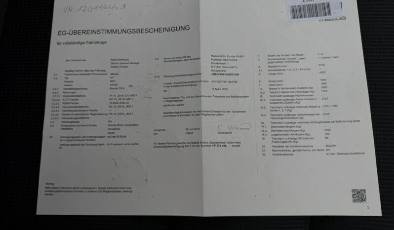 Mazda CX-5 Klimatronic 2-stref, Podgrz. fotele i kierownica, Head-UP, LED, Hak full