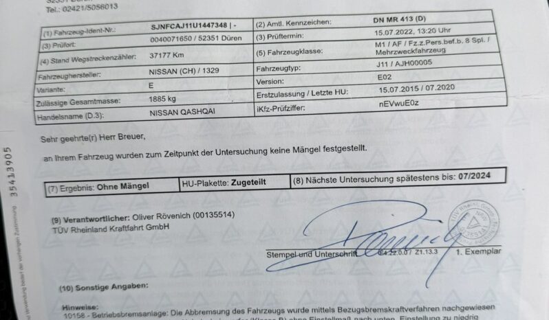 Nissan Qashqai Klimatronic 2-stref, Panorama, PDC 2x, Kamery 360, Nawigacja full