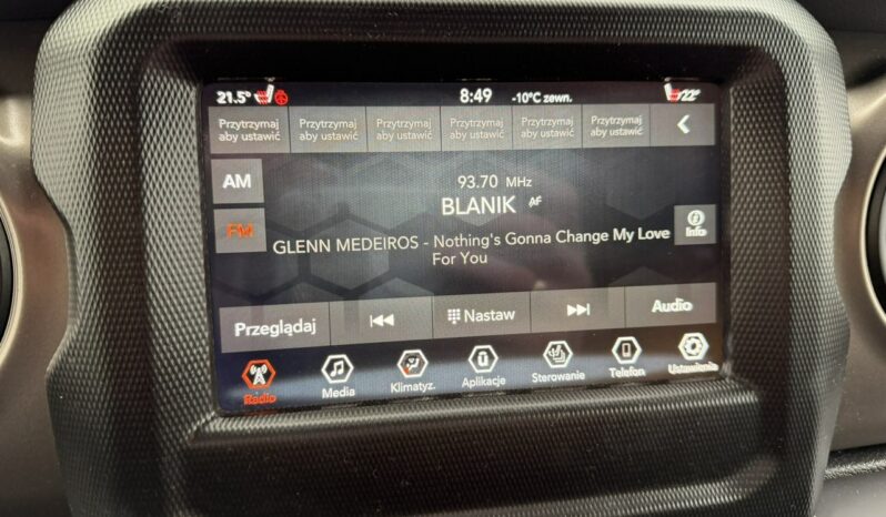 Jeep Wrangler 4×4, Reduktor, Klimatronic 2-stref, Podgrz. fotele i kierownica full