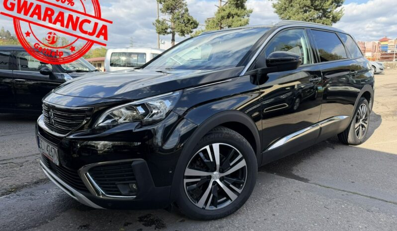 Peugeot 5008 Klimatronic 2-stref, Asystenci, Hak, 7 osobowy, CarPlay/AndroidAuto full