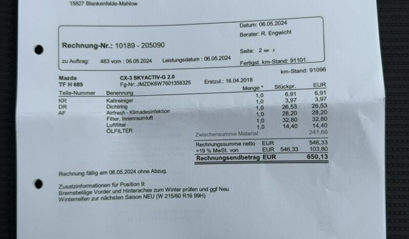 Mazda CX-3 Klimatronic 2-stref, Podgrz. fotele, PDC, Asystent pasa ruchu full