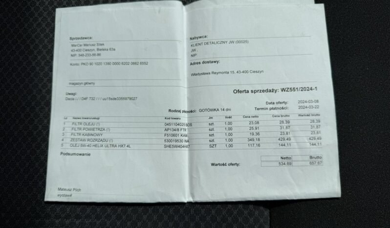 Dacia Sandero 1.2Mpi 73Km Klimatyzcja El.Szyby Salon Polska full