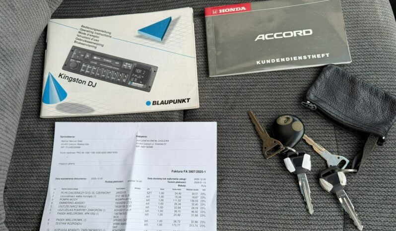 Honda Accord Automat, Szyberdach, Podłokietnik przód tył, Nowy rozrząd full