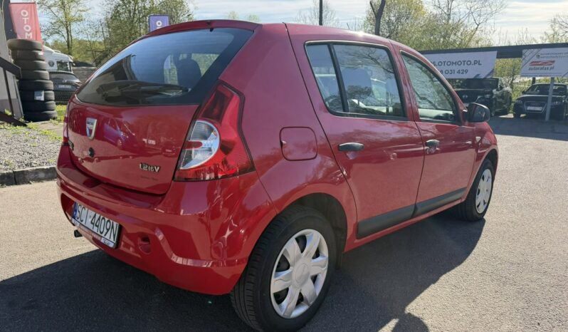 Dacia Sandero Klimatyzacja, Ele szyby, Wspomaganie, Centralny zamek, 2 kpl. kół full