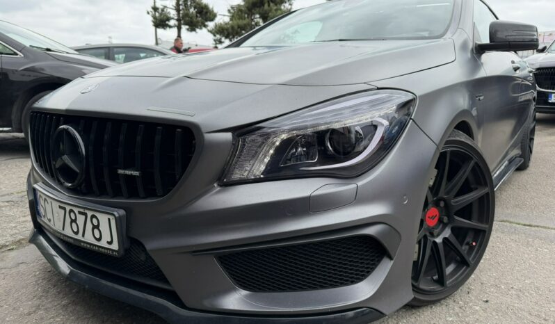 Mercedes CLA 45 AMG AMG 45s, Alcantara, Maxton, 4Matic, Nawigacja, Łopatki, Forge full