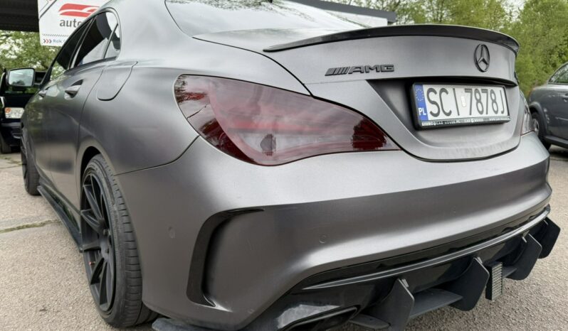 Mercedes CLA 45 AMG AMG 45s, Alcantara, Maxton, 4Matic, Nawigacja, Łopatki, Forge full