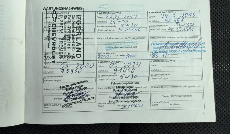 Chevrolet Aveo Klimatyzacja, 2 kpl. kół, Podgrzewane fotele, Alu 17″, Czujniki parkow full