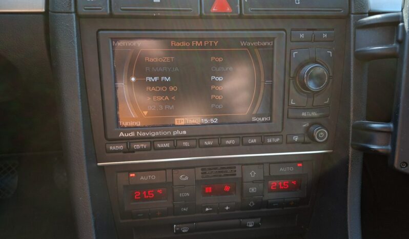 Audi A4 Klimatronic 2-stref, Nawigacja, Tempomat, Ele szyby, Ele lusterka full