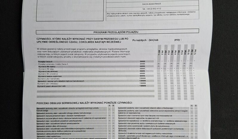 Dacia Duster Klimatronic, Automat, Nawigacja, Podgrz. fotele, Kamery 360 full