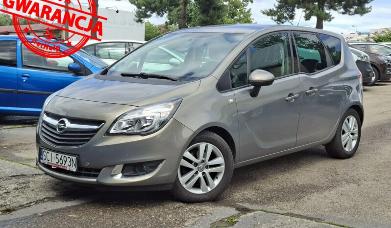 Opel Meriva Klimatyzacja, Podgrz. fotele + kierownica, Bluetooth, Hak, 2 kpl. kół full