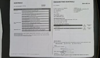 Dacia spring Klimatyzacja, Nawigacja, PDC, Kamera cofania, Ele szyby, Ele lusterka full