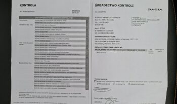 Dacia spring Klimatyzacja, Nawigacja, PDC, Kamera cofania, Ele szyby, Ele lusterka full