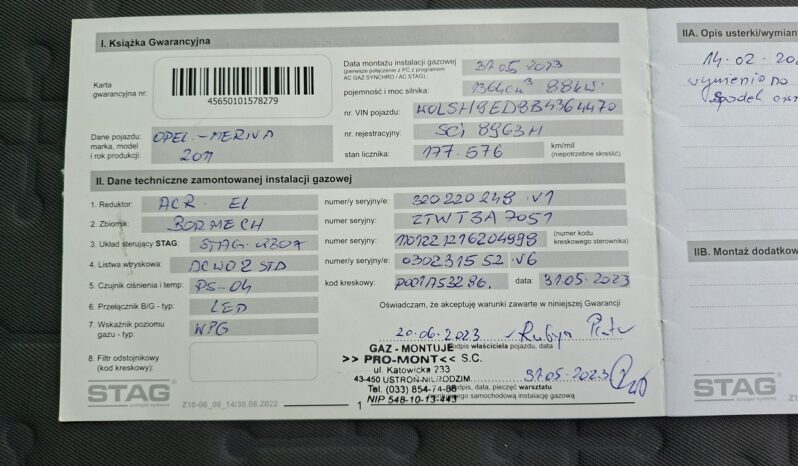 Opel Meriva Klimatronic 2-stref, Podgrz. fotele + kierownica, Bagażnik rowerowy full