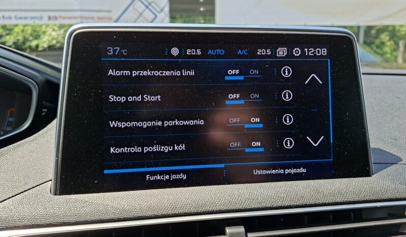 Peugeot 5008 Klimatronic 2-stref, Podgrz. fotele, 7 osobowy, Przyciemniane szyby full
