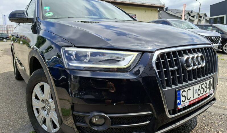 Audi Q3 Klimatronic 2-stref, Podgrz. fotele, Bi-Xenon, 2 kpl. kół, 2x PDC full