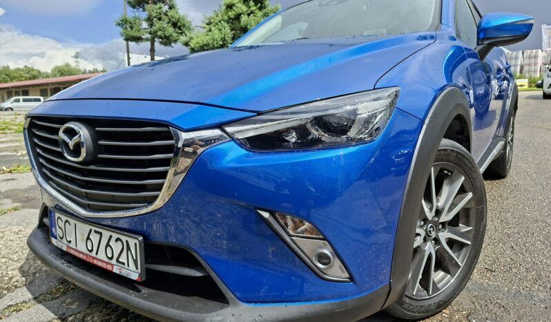 Mazda CX-3 4×4, Klimatronic, Nawigacja, Reflektory LED, PDC, 2 kpl. kół full