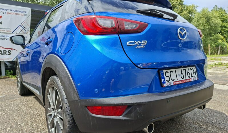 Mazda CX-3 4×4, Klimatronic, Nawigacja, Reflektory LED, PDC, 2 kpl. kół full