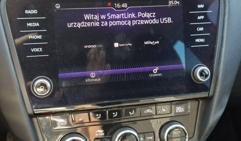Škoda Octavia Klimatronic 2-stref, Podgrz. fotele + kierownica, DSG, Hak, CarPlay full