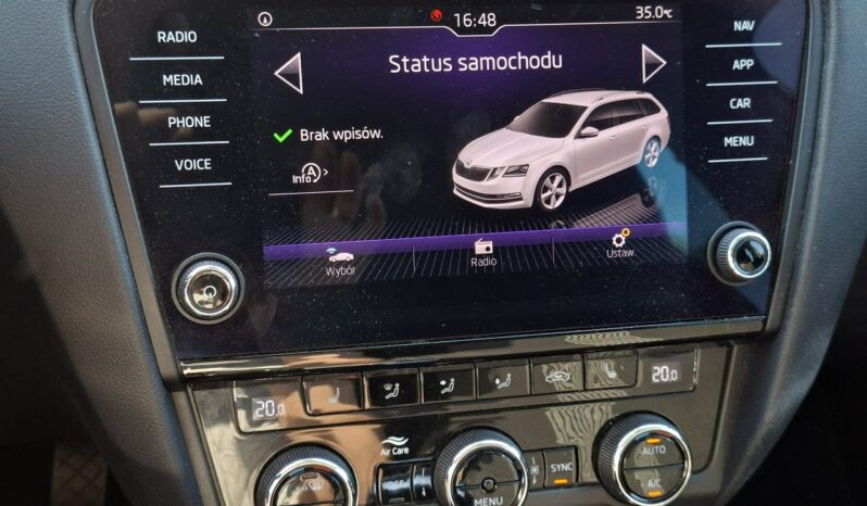 Škoda Octavia Klimatronic 2-stref, Podgrz. fotele + kierownica, DSG, Hak, CarPlay full