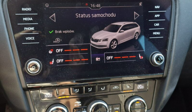 Škoda Octavia Klimatronic 2-stref, Podgrz. fotele + kierownica, DSG, Hak, CarPlay full