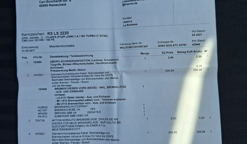 Opel Zafira Klimatronic 2-stref, Ele szyby 4x, Ele lusterka, 7 osobowy, PDC 2x full