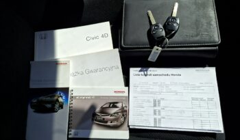 Honda Civic Klimatyzacja, Podgrzewane fotele, PL Salon, 1-wszy właściciel, PDC full