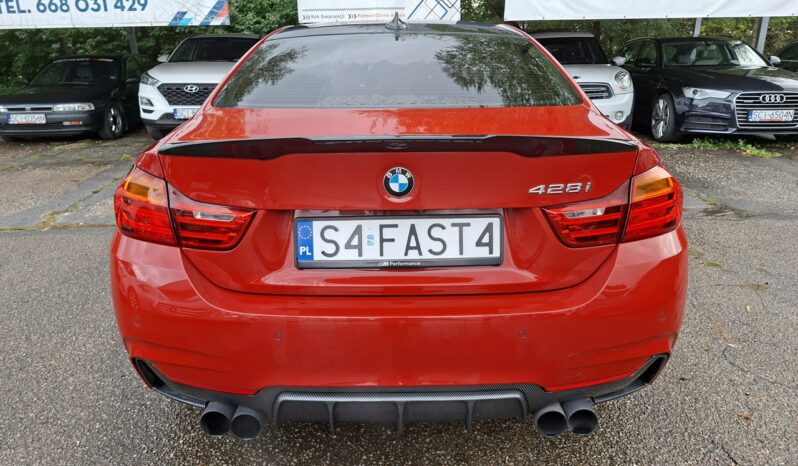 BMW 428 Klimatronic 2-stref, Skóra, Aktywny wydech, PDC 2x, Kamera cof., Navi full