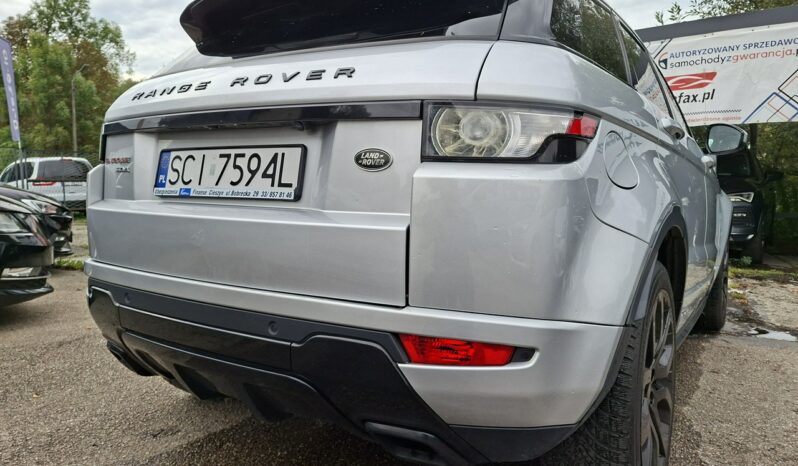 Land Rover Range Rover Evoque Klimatronic 2-stref, 4×4, Kamera cof., Nawigacja, PDC 2x, Meridian full