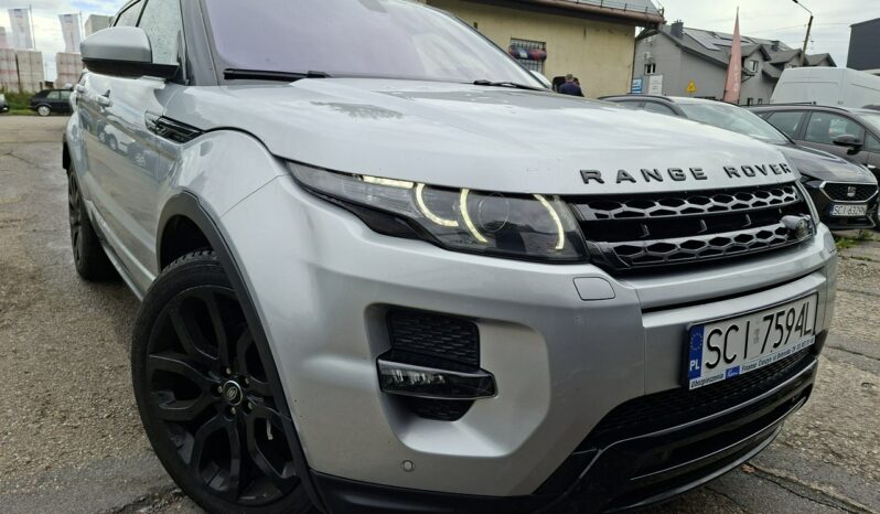 Land Rover Range Rover Evoque Klimatronic 2-stref, 4×4, Kamera cof., Nawigacja, PDC 2x, Meridian full