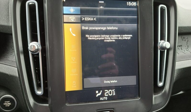 Volvo XC 40 Klimatronic, Nawigacja, CarPlay/AndroidAuto, PDC full