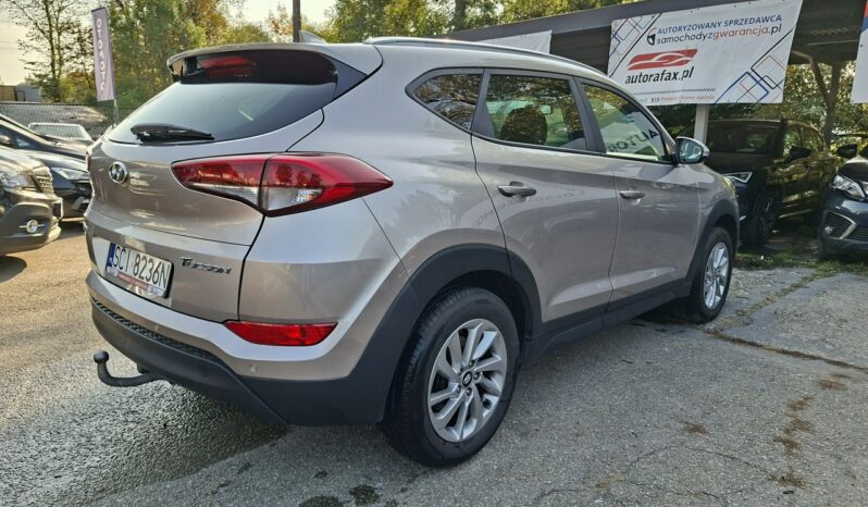 Hyundai Tucson Klimatronic 2-stref, Podgrz. fotele, Hak, PDC, Kamera cofania, Navi full