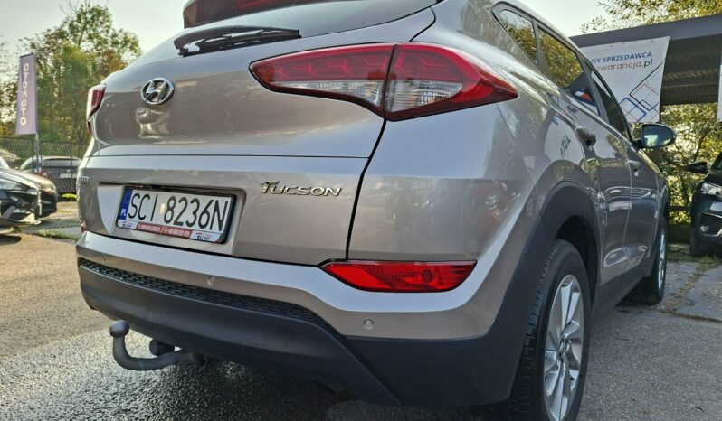 Hyundai Tucson Klimatronic 2-stref, Podgrz. fotele, Hak, PDC, Kamera cofania, Navi full
