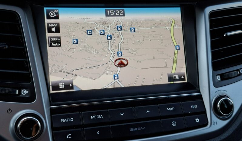Hyundai Tucson Klimatronic 2-stref, Podgrz. fotele, Hak, PDC, Kamera cofania, Navi full