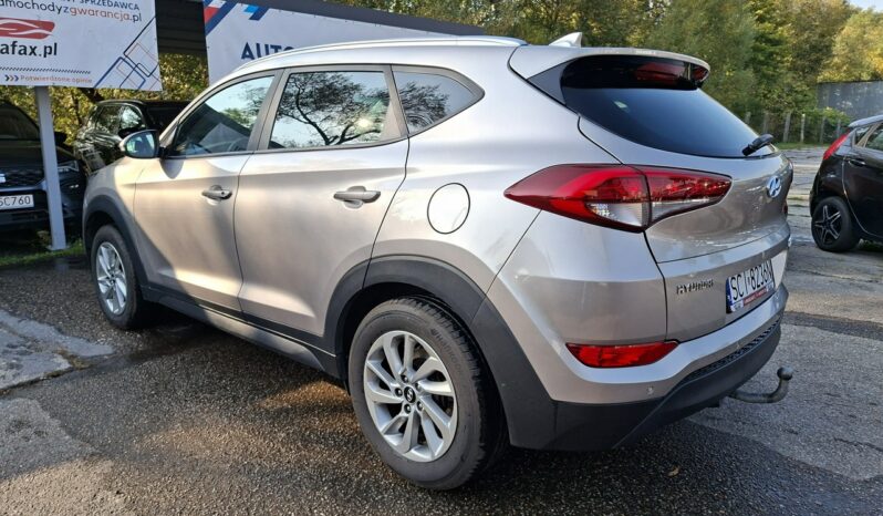 Hyundai Tucson Klimatronic 2-stref, Podgrz. fotele, Hak, PDC, Kamera cofania, Navi full